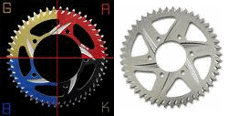 YAMAHA YFZ450 04-06 520 VORTEX REAR SPROCKET